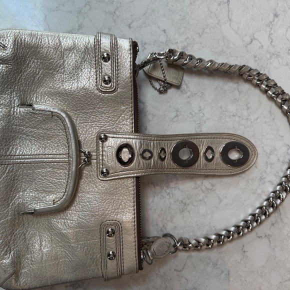 Coach Bridget 65th Anniversary Legacy Leather shoulder handbag CLUTCH - Picture 5 of 10